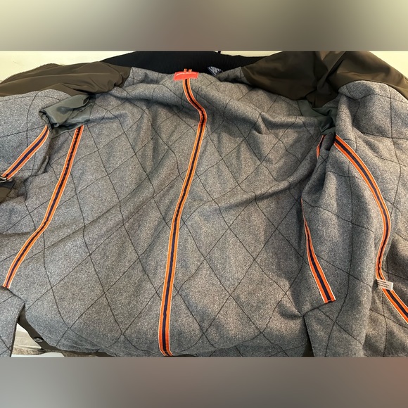 TOMMY BAHAMA Urban Paradise Field Jacket Coat Green Brown Pockets Waterproof - Picture 11 of 16